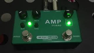 Mosky Amp Turbo Guitar Pedal: Boost & Overdrive Effects AMP TURBO Pure Sky  Overdrive MOSKY AUDIO AMP TURBO ギターエフェクター