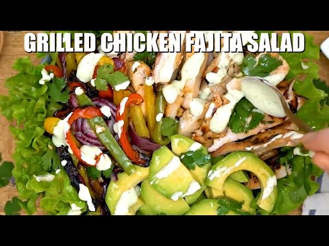 How to Make Grilled Chicken Fajita Salad