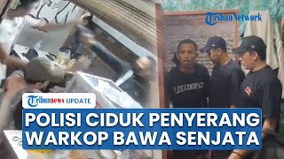 Viral Video Penyerangan Brutal Gangster Bersenjata di Warkop Tanah Abang, Pelaku Diringkus Polisi