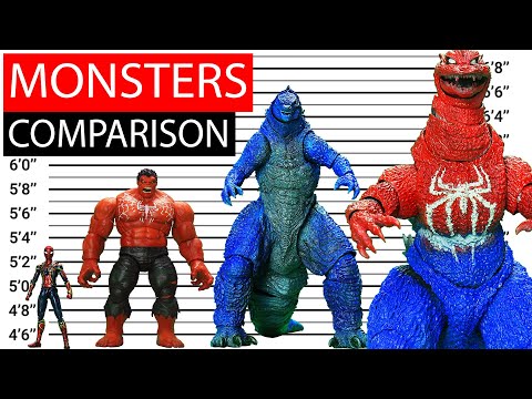 GODZILLA Comparison Monsterverse FIRE Godzilla vs SOLAR Godzilla vs Superheroes