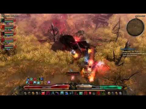Grim Dawn v1.0.4.0 - My Cabalist Pet Build VS Grava'thul (13 sec) Super Fast Kill