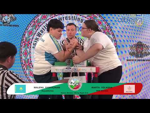 Sydykzhan Malena vs Marta Volkova | Over 90 kg | XLVI WORLD ARMWRESTLING CHAMPIONSHIP | 2025