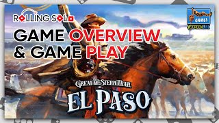 Great Western Trail: El Paso | Solo Playthrough | Game Overview & Gameplay