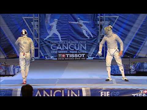 2018 M S Individual Cancun MEX GP Final podium OH KOR vs SZILAGYI HUN