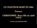 LE CHANTEUR MORT EN 2004 - Petite fille du ...