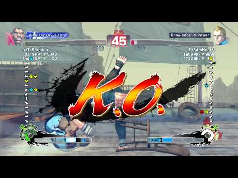SSF4 2012 Balrog (o iTsBrandon) vs Abel (Dr34mHunt3r) Xbox Live Ranking Match