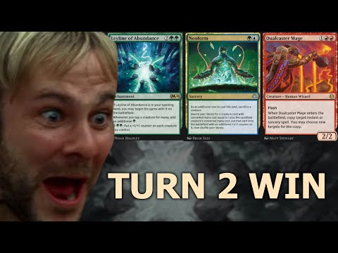 TOO FAST FOR YA!? HUH? Neoform Turn 2 Win Potential Historic MTG Arena