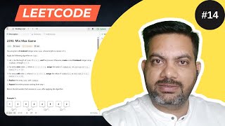 YouTube video 'Lecture#14: LeetCode - Min Max Game Question| DSA for Placement'
