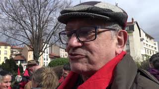 Retraites : 7e manifestation intersyndicale contre la r&eacute;forme. Au Puy-en-Velay, le 11/03/23
