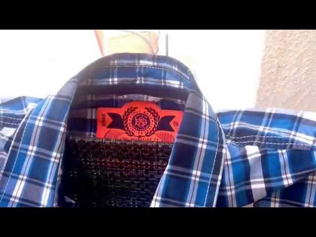 Vídeo relacionado con Superdry M4010347A Camiseta con Botones, Chambray Blue Check, M para Hombre