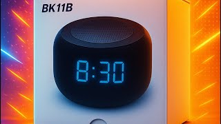 BUFFBEE Bluetooth-Lautsprecherwecker mit FM-Radio – Doppelalarm, dimmbare Anzeigen #bk11b