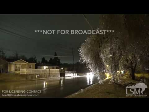 01-16-17 Dodge City, KS - Power Poles Snapped, Major Power Outages, and Flashes