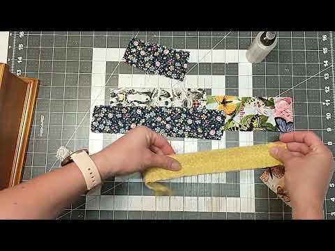 Fabric Snippet Roll from Scraps
