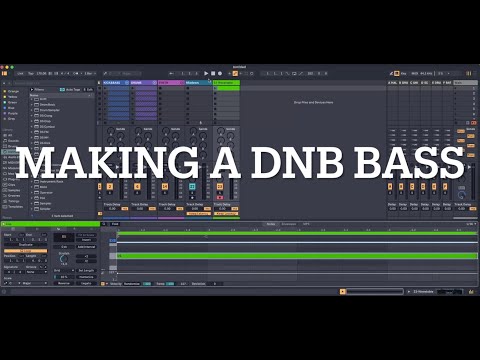 Making a DNB Bass with Ableton's Wavetable.