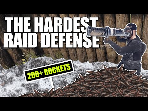 THE HARDEST [20vs1] RAID DEFENSE IN MY 15000+ HOURS of RUST | Solo Rust (4 of 4)