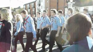 preview picture of video 'Remembrance Sunday Parade Tonbridge - 10th November 2013'