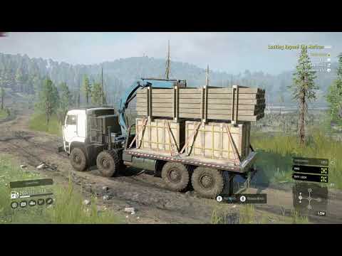 SnowRunner @ Realistic Speeds - Kamaz 6560 & Man TGS480 8x8 Mod Trucks