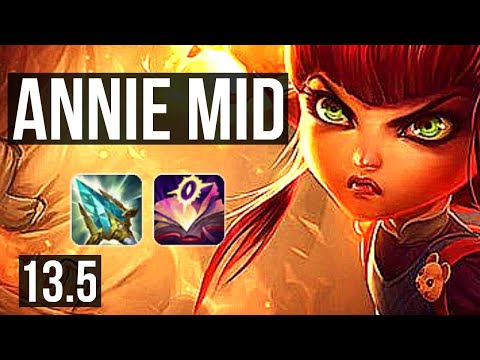 ANNIE vs ZED (MID) | 5/1/9, 400+ games | KR Grandmaster | 13.5
