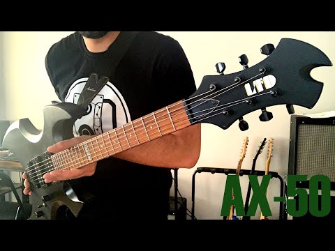 ESP LTD AX-50 looks crazy!! - Cheap Guitar! Quick Demo