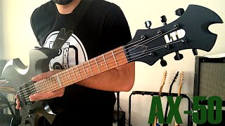 Video thumbnail for ESP LTD AX-50 looks crazy!! - Cheap Guitar! Quick Demo by J Batista