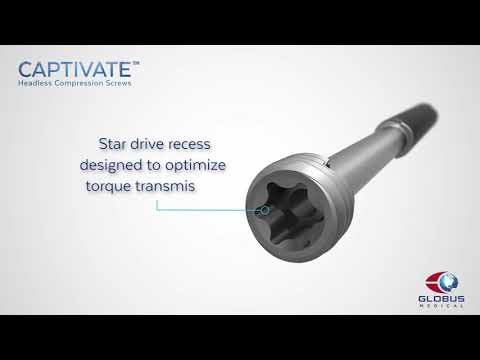 CAPTIVATE® Headless 4.0mm Compression Screw