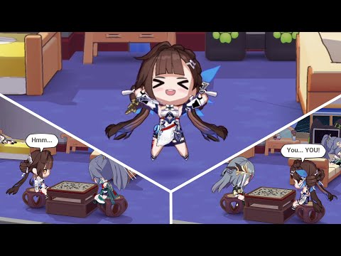 Li Sushang Interaction with AE and Sentience | Honkai Impact 3rd Dorm Interaction
