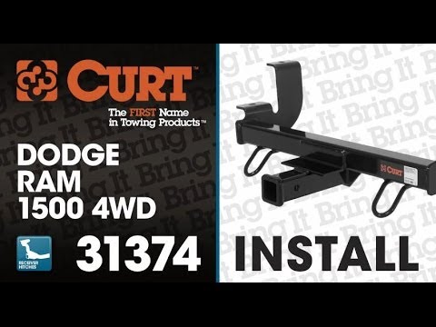 Trailer Hitch Install: CURT 31374 for Dodge Ram 1500 4WD