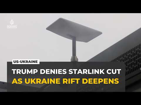 Trump denies limiting Ukraine’s Starlink access as tensions with Zelenskyy grow