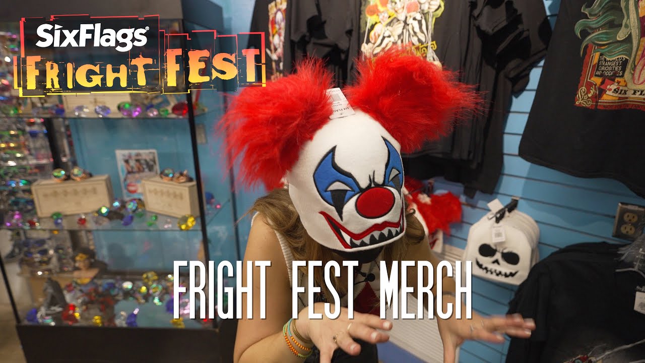Fright Fest Merch at Six Flags Magic Mountain