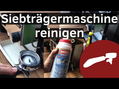 Siebträgermaschine/ Espressomaschine reinigen: Rancilio Silvia (Einkreiser) Tutorial
