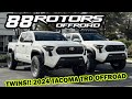 Pair of 2024 Toyota Tacoma TRD Offroad Lifted Westcott Designs & King Shocks