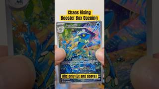 Chaos Rising Booster Box Opening (Hits Only - Ex and above) #pokemon #pokemontcg #chaosrising