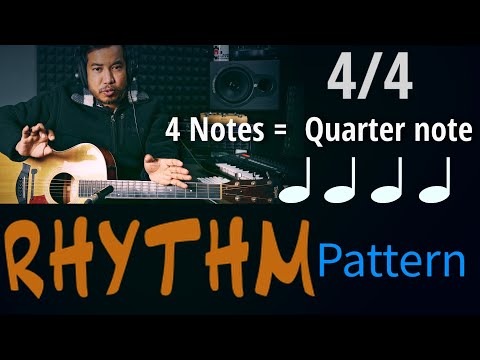 Acoustic Guitar Strumming Patterns 3/4 , 4/4.Easy Guitar Lesson ( On Tabla And Drums Beat )