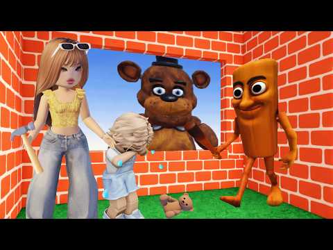 Construí un BUNKER Para PROTEGER a BEBÉ LEVÍ De Los Monstruos En Roblox