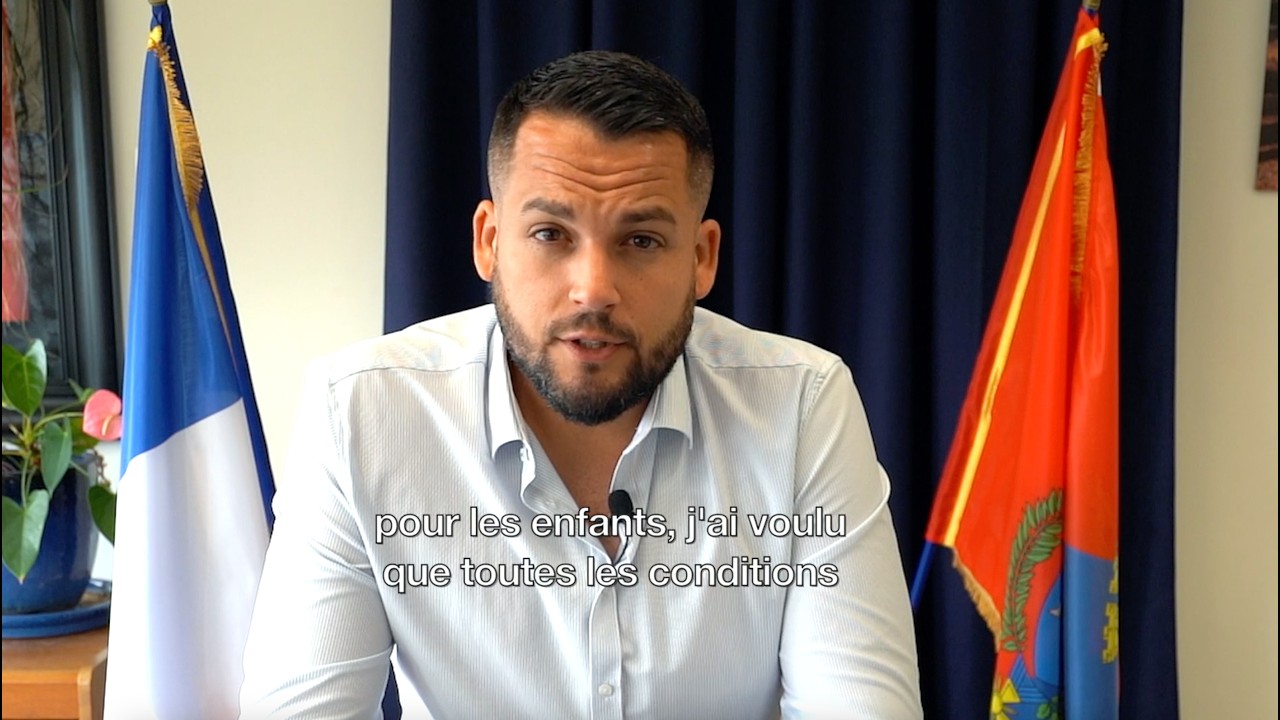 Le maire de La Seyne-sur-Mer, Dorian Munoz, adresse ses voeux de bonne rentrée scolaire 2026.