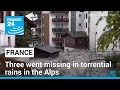 Weather Alert As Three Went Missing In Torrential Rains In Switzerland And France FRANCE 24