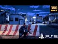 GTA 5 PS5 Trio Heist Shootout Garbage Truck Setup Blitz Play