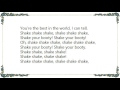 Countdown Dance Masters - Shake Shake Shake Shake Your Booty Lyrics