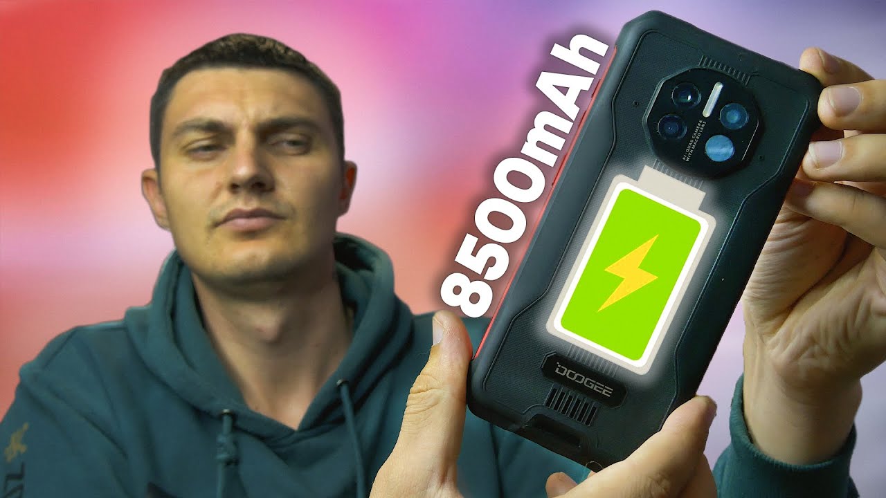 Смартфон Doogee V10 8/128 GB Черно-красный