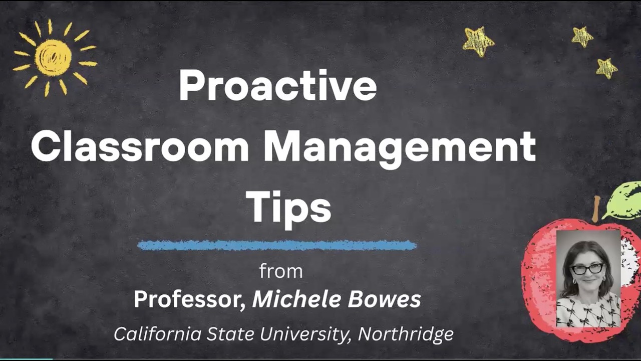 Proactive Classroom Management Tips