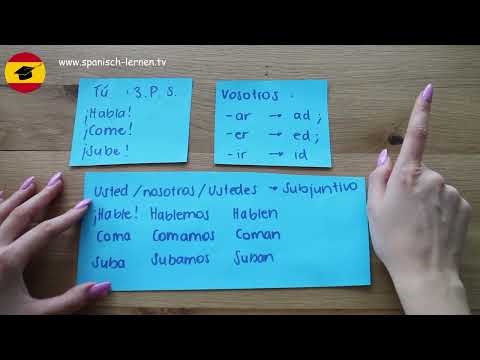 Spanisch lernen Befehlsform / Imperatif Bildung kurz & präzise