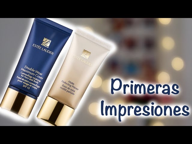 Vídeo relacionado con Estée Lauder Double Wear Maximum Cover Camouflage Makeup for Face & Body SPF 15 - Maquillaje para cuerpo y rostro creamy vanilla