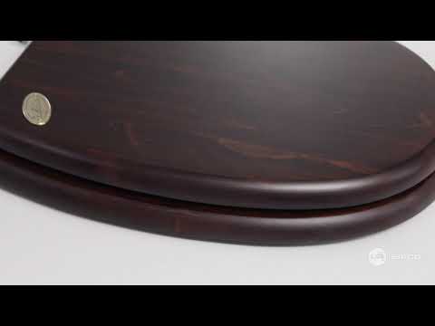 Унитаз бронза в стиле ретро с плавным сиденьем дерево Simas Arcade AR841 - фото 5 - id-p1718638237