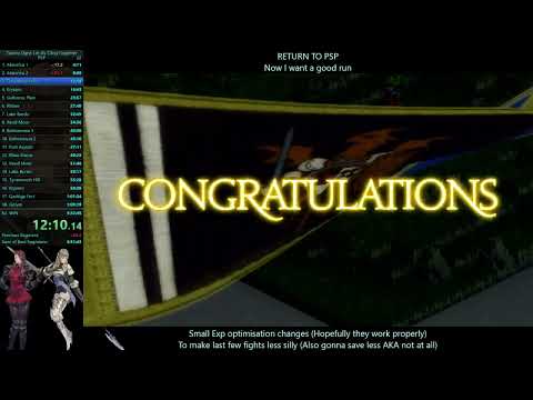 Tactics Ogre PSP Any% speedrun in 3:12:55