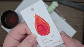 Autumn Oak Ink Review Diamine Fountain Pen Ink