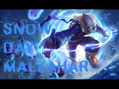 League of Legends - New Malzahar Skin - Snow Day Malzahar
