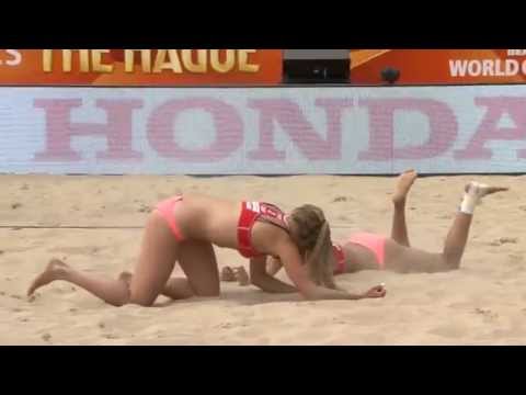 Humana-Paredes/Pischke (CAN) vs. Mashkova/Tsimbalova (KAZ) - Den Haag Women World Championships 2015