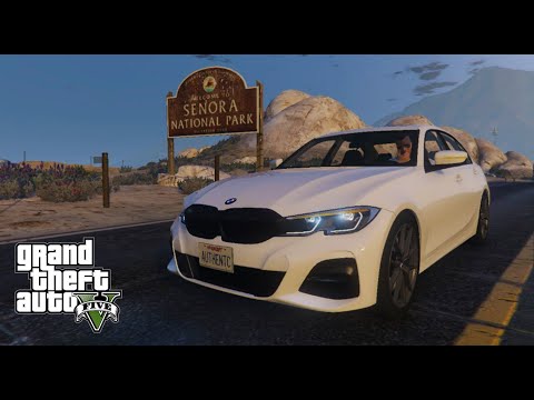 GTA V - BMW 3 Series M Sport 2020 - Authentic - Car Showcase - Cinematic