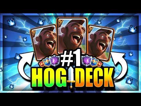 #1 BEST HOG LADDER DECK!! SUPER CYCLE is BACK!! Clash Royale Hog Rider Deck Arena 12