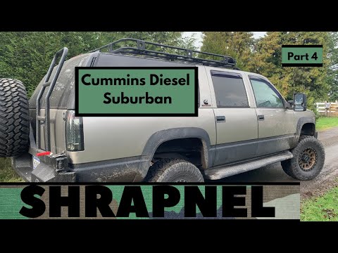 *Project Shrapnel* How to install a Cummins 6BT 12 valve Diesel into a Chevrolet Suburban - Part 4